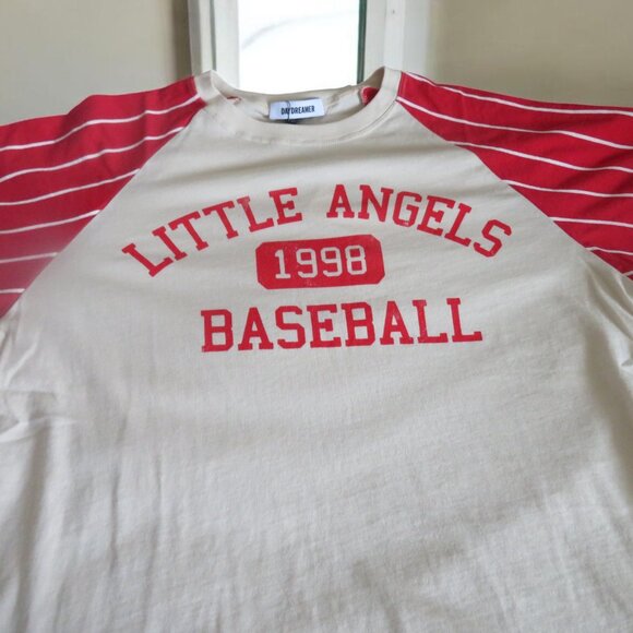 Daydreamer LA - Little Angels Baseball Raglan Ringer - Size Large - NWT - Picture 6 of 11